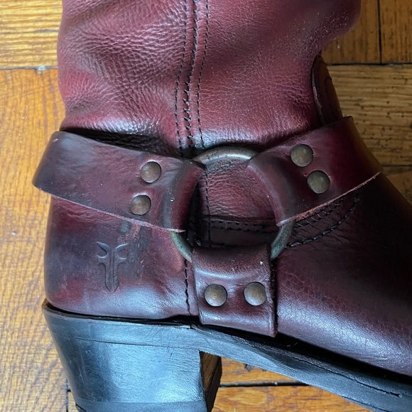 🎉HP🎉 FRYE Harness Boot, Women’s, Purple Brown Leather, 7.5 - Picture 9 of 9